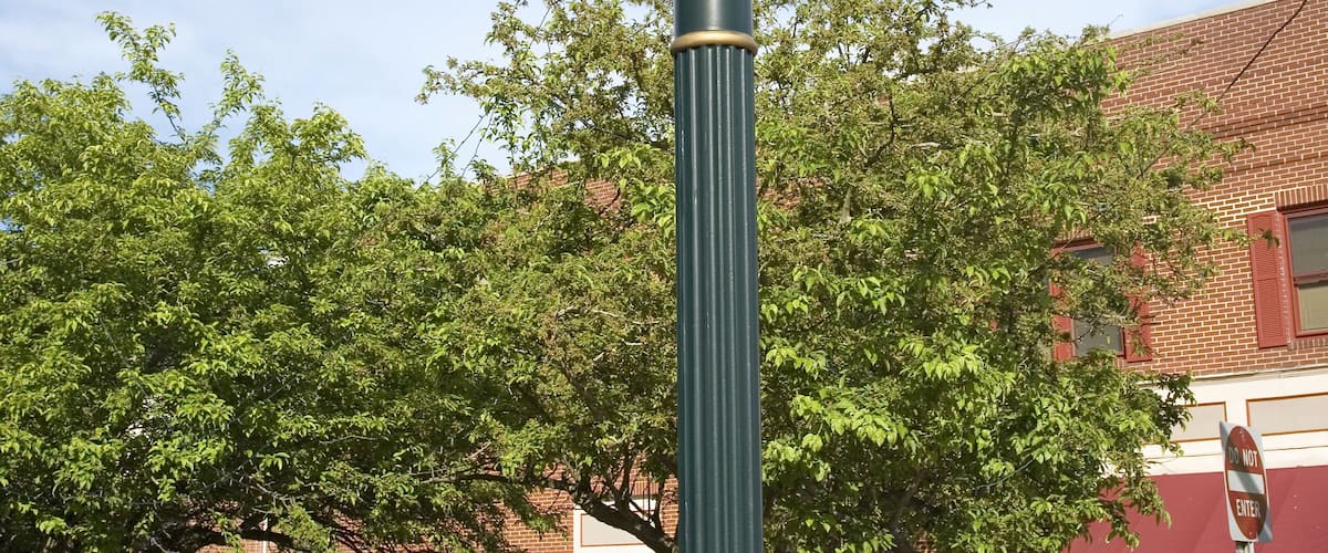 Town clock in Pocomoke City, the Eastern Shore of Maryland