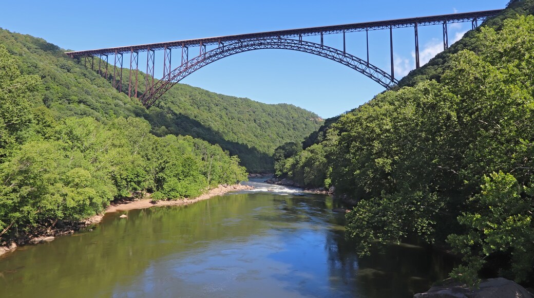 The New River Gorge Bridge near Fayetteville, West Virginia
