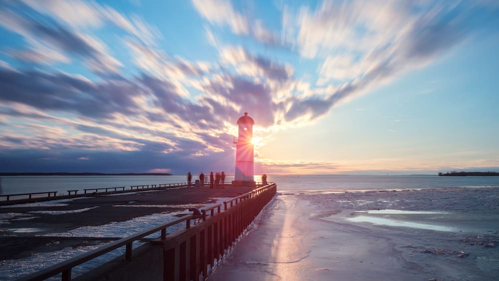 Lachine Lighthouse, Montreal, Quebec, Canada