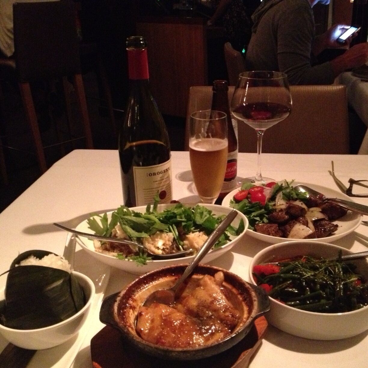 These guys fuse Vietnamese food with their own, local knowledge, in a beautiful low lit setting, and hit it out of the park. Shaking beef, black cod, crab and shrimp noodles, dry sauteed curry string beans, accompanied by a frosty Saigon Vietnamese beer. Reminded me of Monsoon in Seattle, or The Slanted Door in SF. Good, knowledgable and helpful wait staff provide a very memorable dining experience.  Can't wait to go back. 