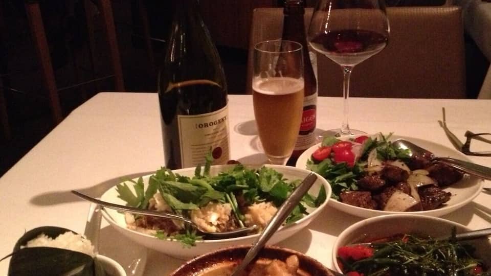 These guys fuse Vietnamese food with their own, local knowledge, in a beautiful low lit setting, and hit it out of the park. Shaking beef, black cod, crab and shrimp noodles, dry sauteed curry string beans, accompanied by a frosty Saigon Vietnamese beer. Reminded me of Monsoon in Seattle, or The Slanted Door in SF. Good, knowledgable and helpful wait staff provide a very memorable dining experience. Can't wait to go back.