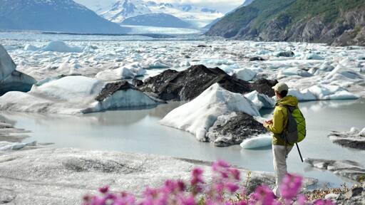 Palmer which includes mountains as well as an individual male