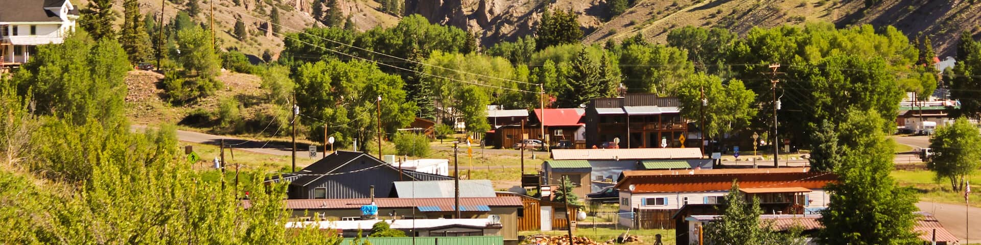 A View of the Historic City of Creede in Colorado