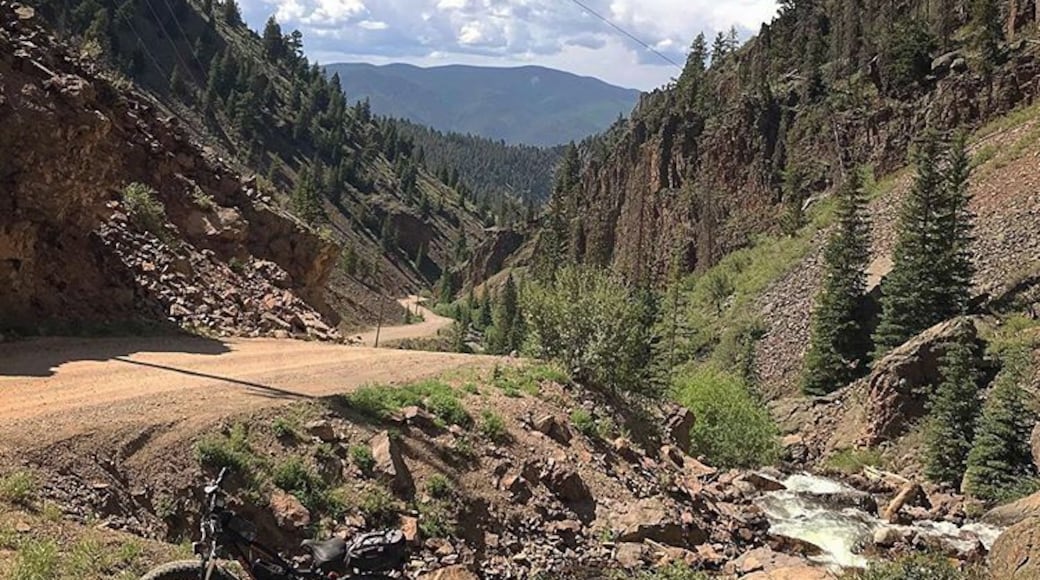We took our ebikes on the bachelor loop around Creede CO, which was not easy to do in the beginning but the rest of the ride was beautiful, and had to take breaks to not burn the breaks on the way down!