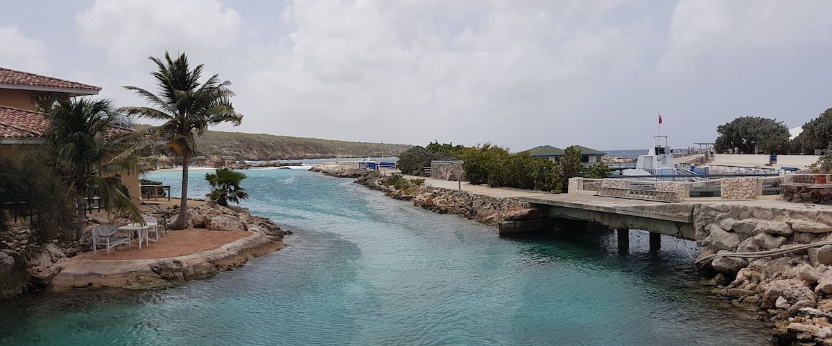 The river meets the sea!