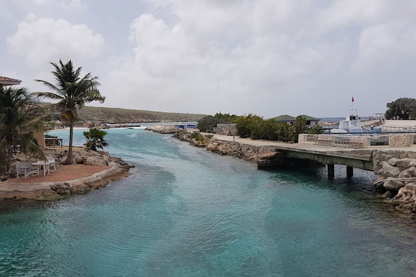 The river meets the sea!