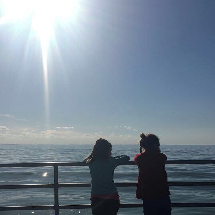 The ferry ride to Put-in-Bay is 18 minutes. Just enough time to soak up some sun and enjoy the company of your friends/family with a Lake Erie view. 