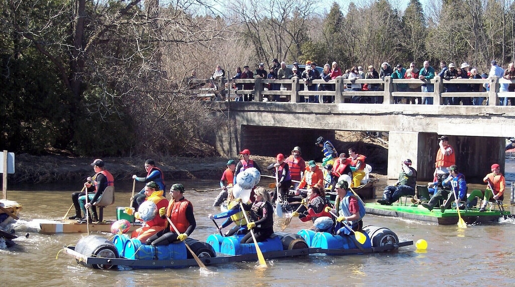 Float your Fanny down the Ganny. Get on board this crazy event just an hour and a bit out of Toronto. #river #festivals
