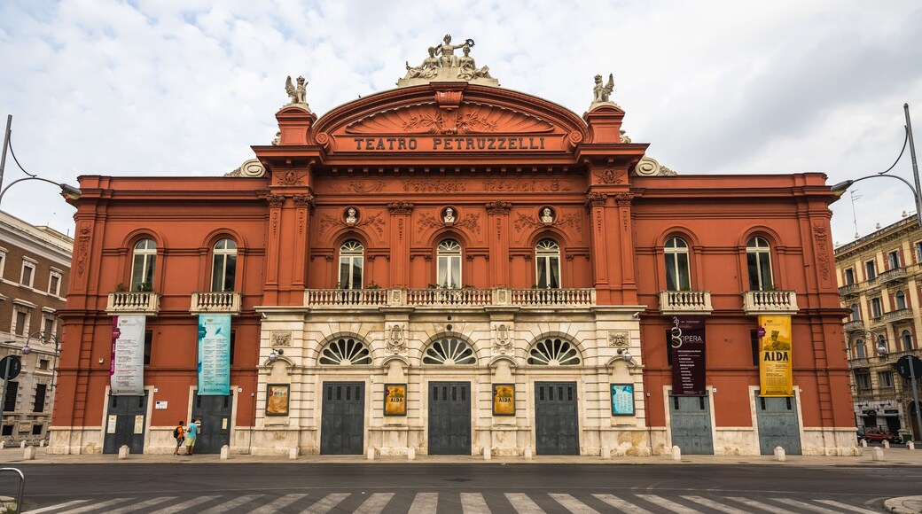 The Teatro Petruzzelli, the largest theatre of Bari and the fourth Italian theatre by size, Apulia, Italy