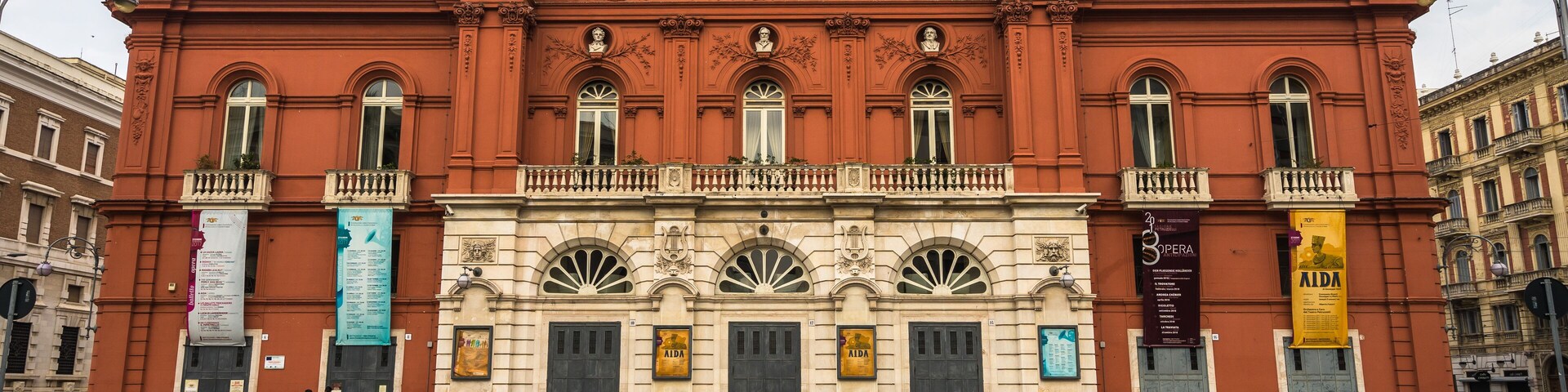 The Teatro Petruzzelli, the largest theatre of Bari and the fourth Italian theatre by size, Apulia, Italy