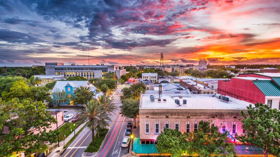 Gainesville, Florida, USA Skyline