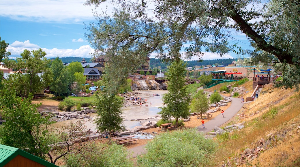 Pagosa Springs which includes a river or creek and a small town or village