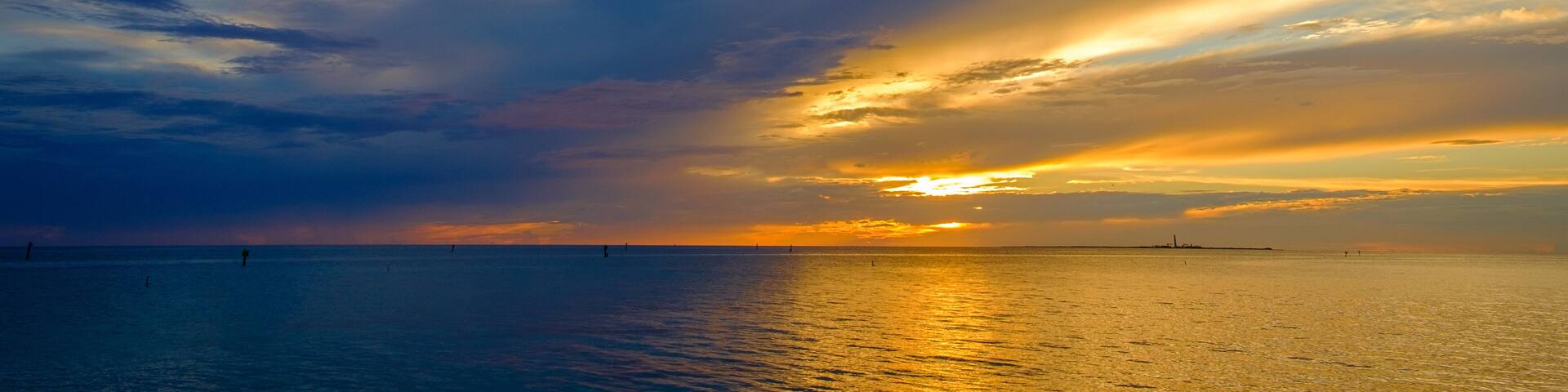 Sunset on the Loggerhead Key Lighthouse in the Dry Tortugas