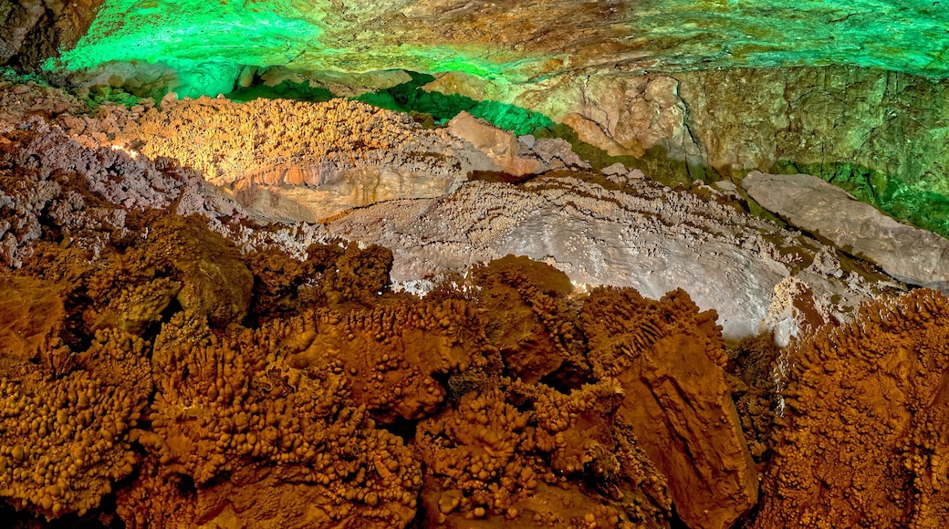A formation in Grand Canyon Caverns called Cave Coral. Located near Peach Springs AZ along historic route 66 at mile marker 115.