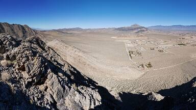 Desert Peak Panorama Near Pahrump