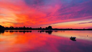 Sunset in my back yard
