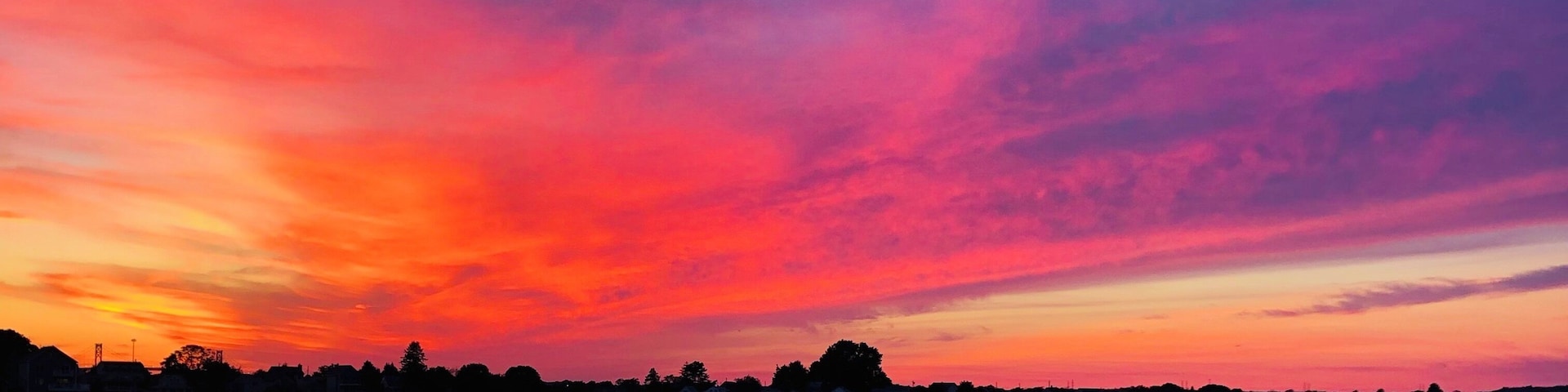 Sunset in my back yard