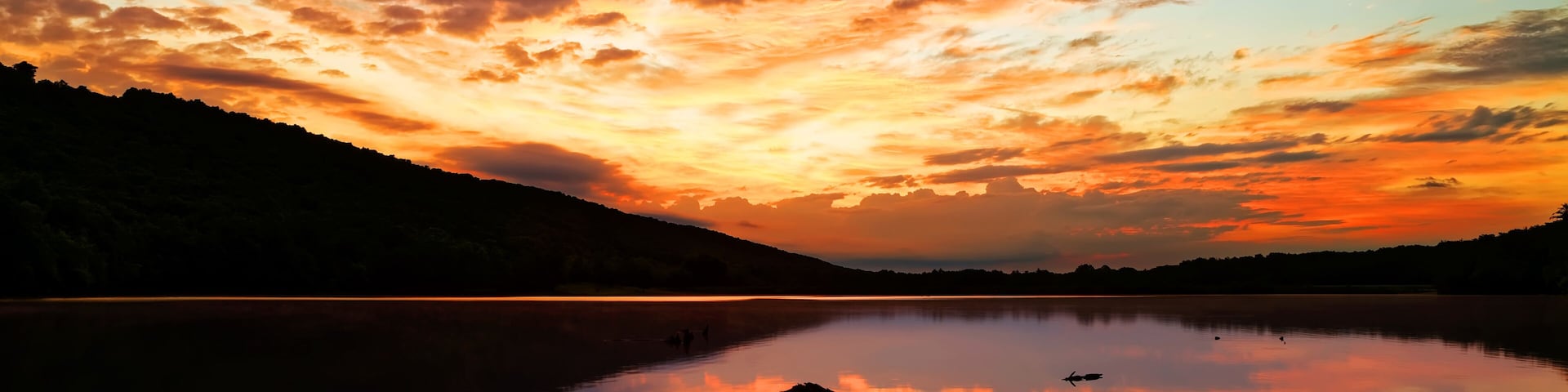 Sunrise at Locust Lake State Park