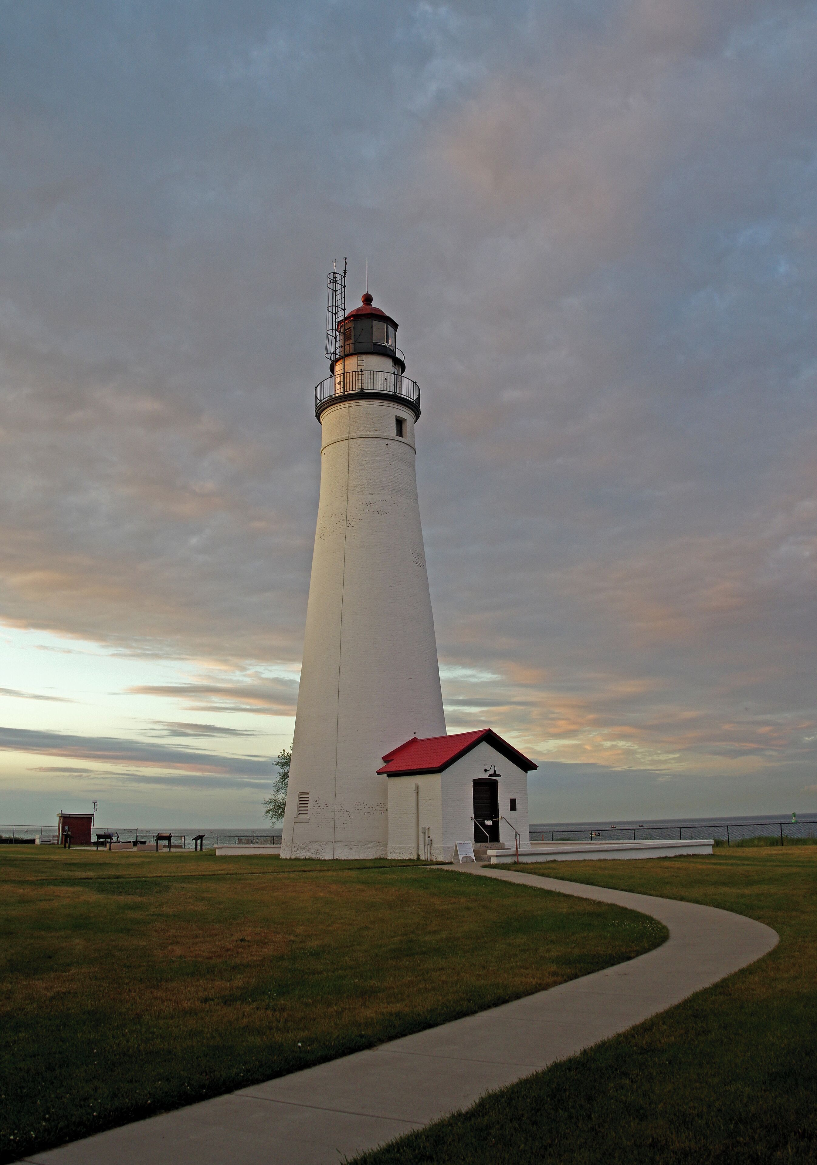 Situated where Lake Huron empties into the  St. Clair River