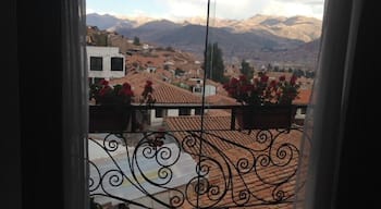 It sure is a hike to climb up all the stairs and hills to get to this hotel