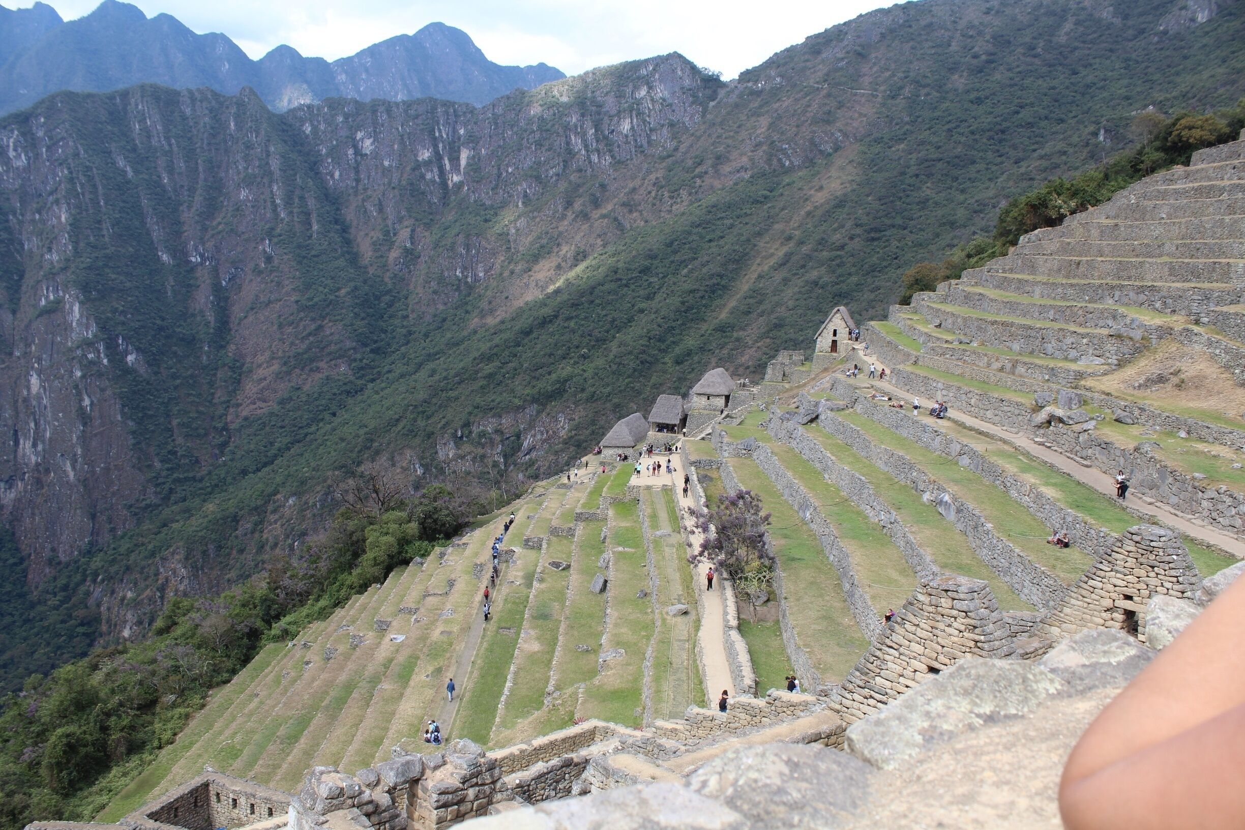 Ollantaytambo is a town and an Inca archaeological site in southern Peru some 60 kilometers northwest of the city of Cusco.  Located at an altitude of 2,792 meters (9,160 feet) above sea level in the district of Ollantaytambo, province of Urubamba, Cusco region. If you visit, make sure you dress in layers, temperature changes rapidly. 