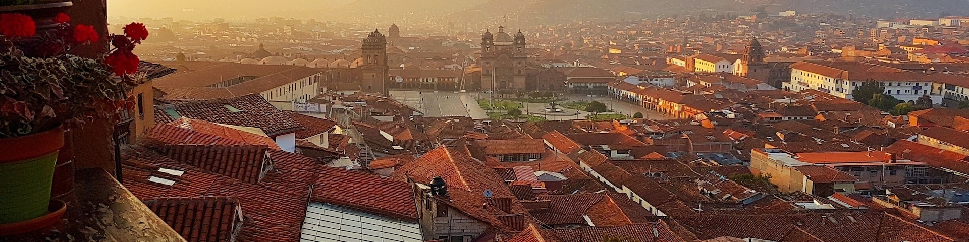 Our hostel was located only a few blocks away from Cusco's Plaza de Armas but it was all up hill. It was worth it though for the incredible views the hostel offered of the city! On this morning we were up early for a day tour and enjoyed our breakfast on the small outdoor patio overlooking the city. #UrbanJungle