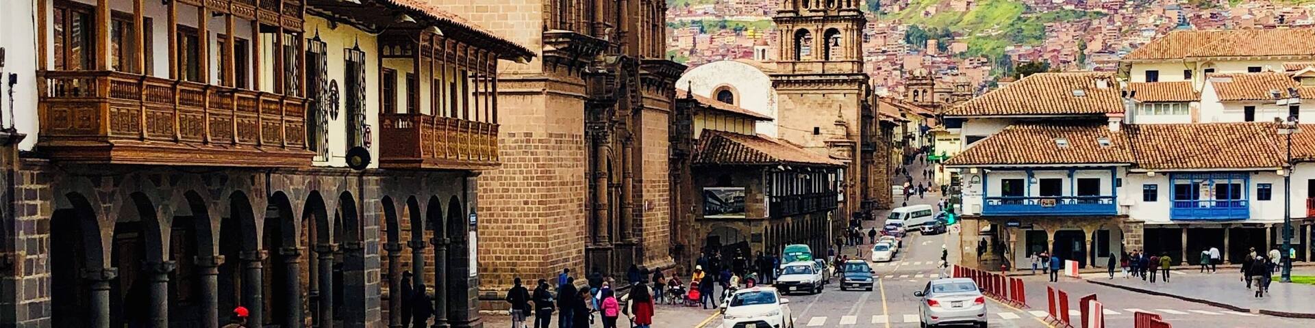 My favorite view of the city and the Mountains in Cusco. #cusco #peru