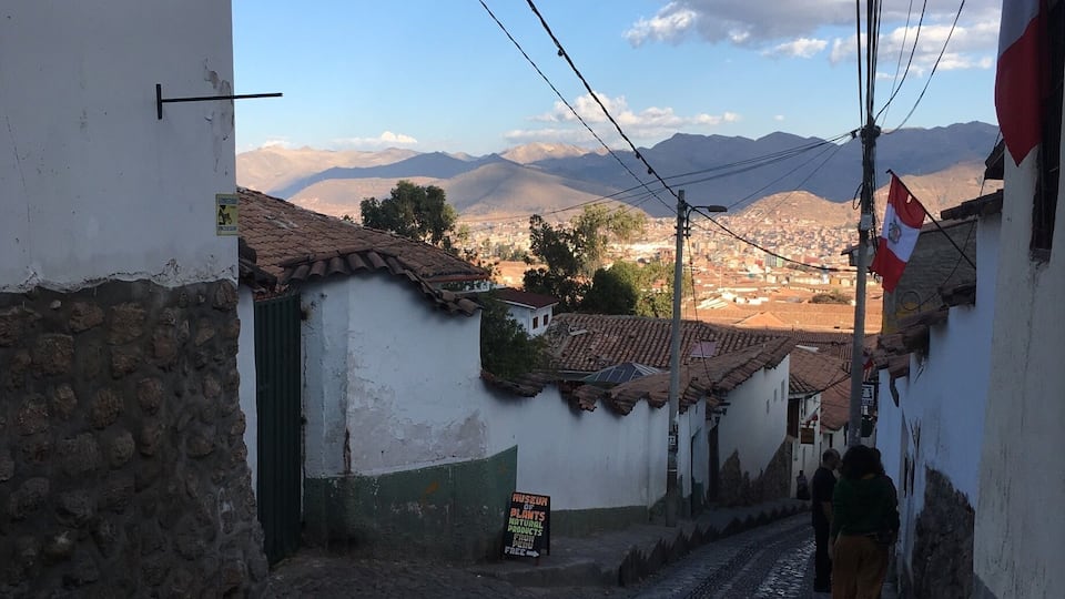 Much easier walking back down in the altitude