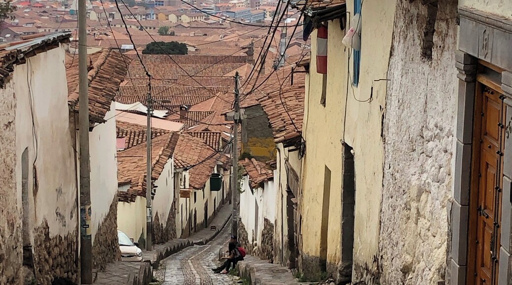 The cobblestone streets of the San Blas neighborhood of Cusco, Peru are some of the highest elevations in Cusco but worth every single step!