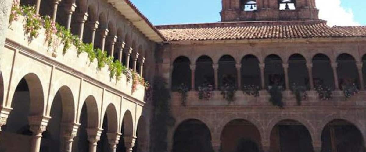Qorikancha, located in the city of Cusco in Peru, is so unique because the original Inca walls were used as the foundation for the Church and Convent of Santo Domingo. Thus, the site has a beautiful mix of Inca and Spanish architecture.
