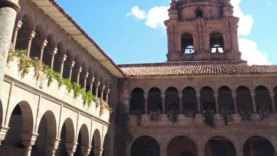 Qorikancha, located in the city of Cusco in Peru, is so unique because the original Inca walls were used as the foundation for the Church and Convent of Santo Domingo. Thus, the site has a beautiful mix of Inca and Spanish architecture.