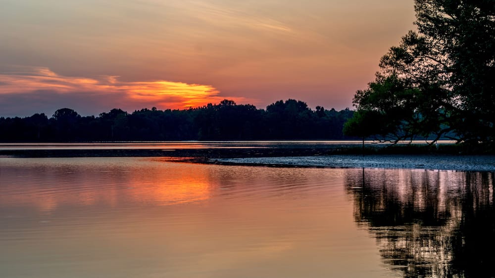 Sunrise over the Alabama River
