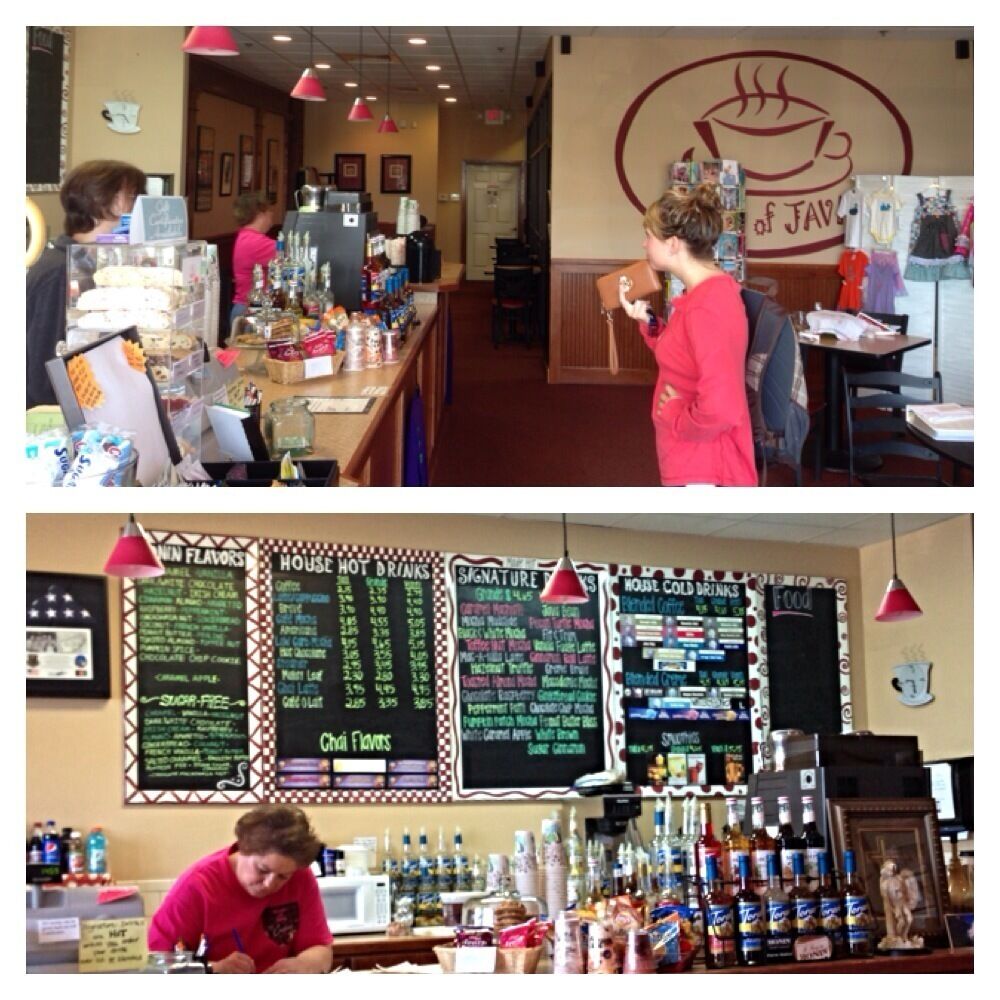 I found myself at the House of Java by default. I was going to try Mugshot Coffee but they were away on vacation. gotta love the independents. HoJ  was a pleasant surprise located in a small strip shopping center. They have a nice sitting area. Good basic coffees and coffees by the pound as well as pastries. They also have some locals crafts and clothing for sale. Very country "store-ish). Super nice staff. .... The coffee, well the latte was okay, better than Duncan donuts but not quite top level. Ala in all I still enjoyed this shop in south Alabama. ---- forgot to note the shop is very kid friendly with an awesome enclosed indoor playground!!