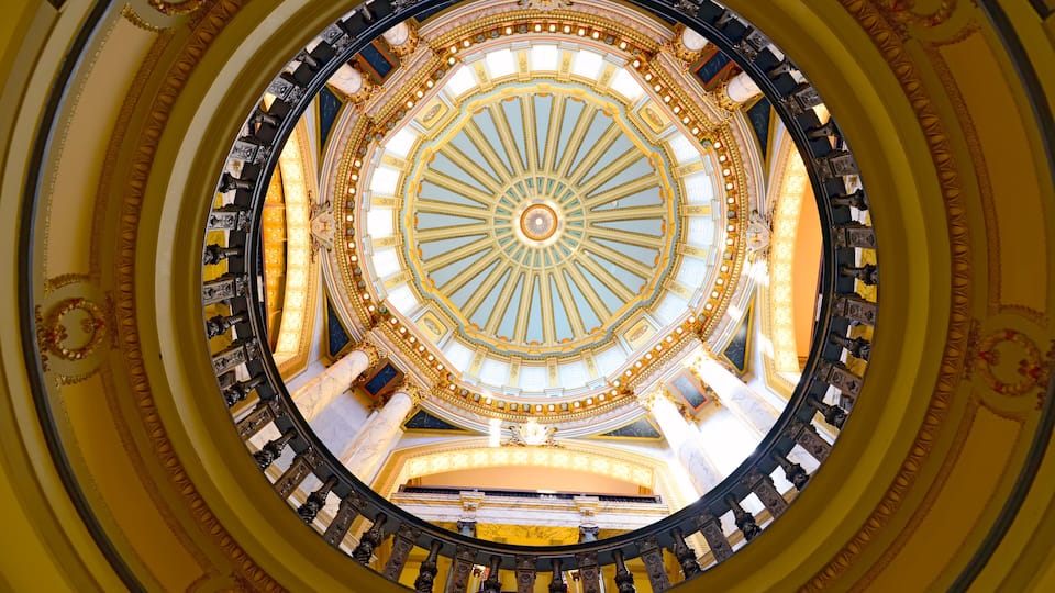 Interior Dome State Capitol Jackson Mississippi MS US