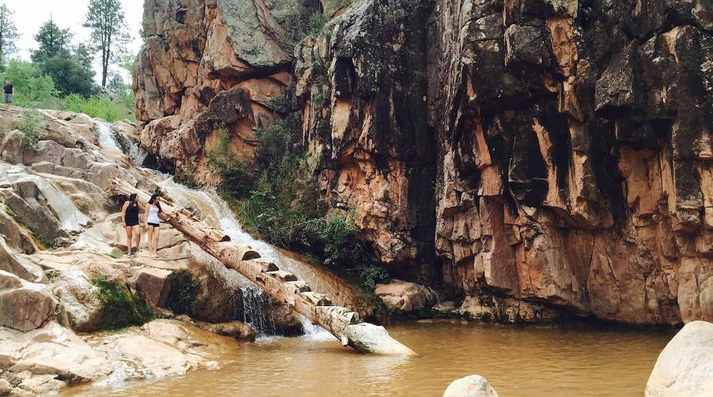 Ellison Creek - one of the best swimming holes in Payson, AZ. The kids enjoyed dipping and swimming in this place...magnificent view too...