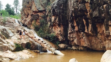 Ellison Creek - one of the best swimming holes in Payson, AZ. The kids enjoyed dipping and swimming in this place...magnificent view too...