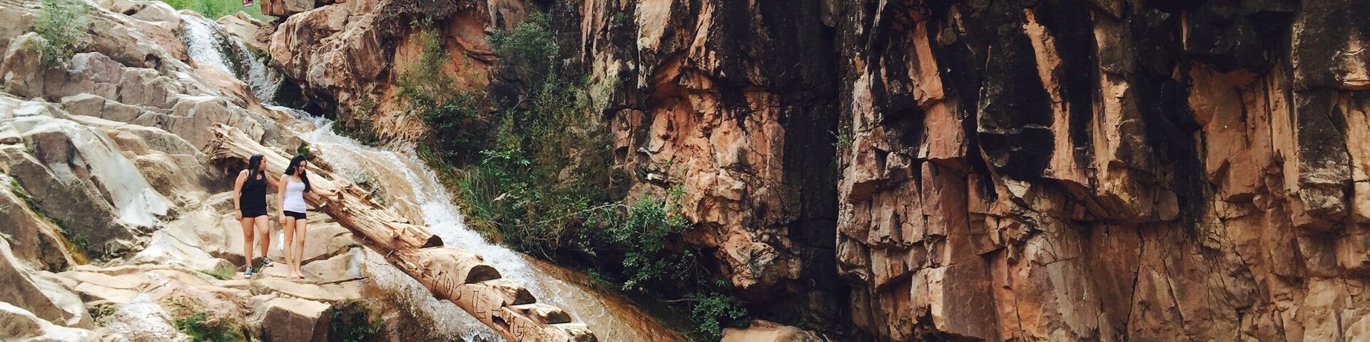 Ellison Creek - one of the best swimming holes in Payson, AZ. The kids enjoyed dipping and swimming in this place...magnificent view too...