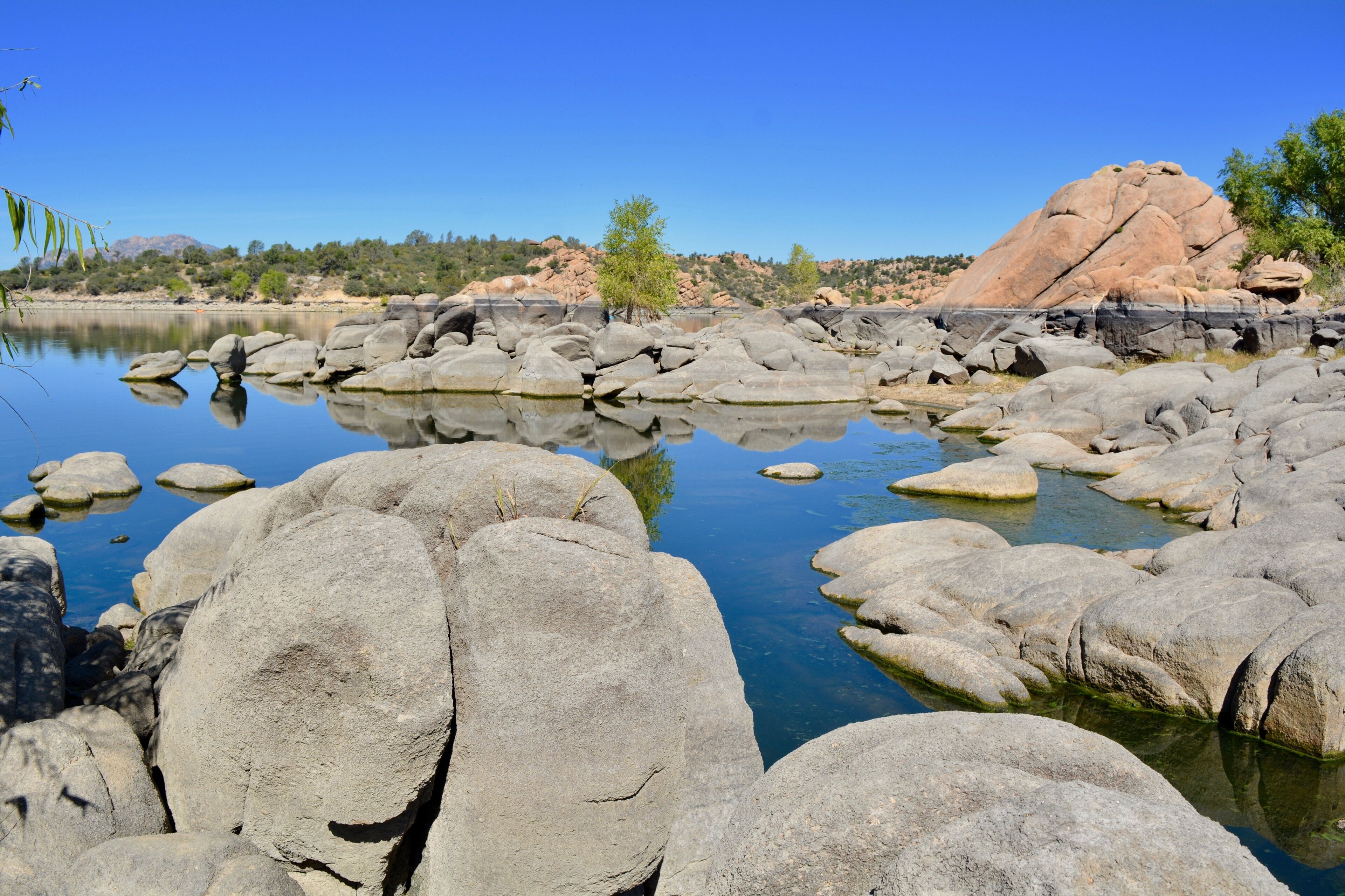 Watson Lake and Granite Dells Payson Arizona Rock Boulder Water