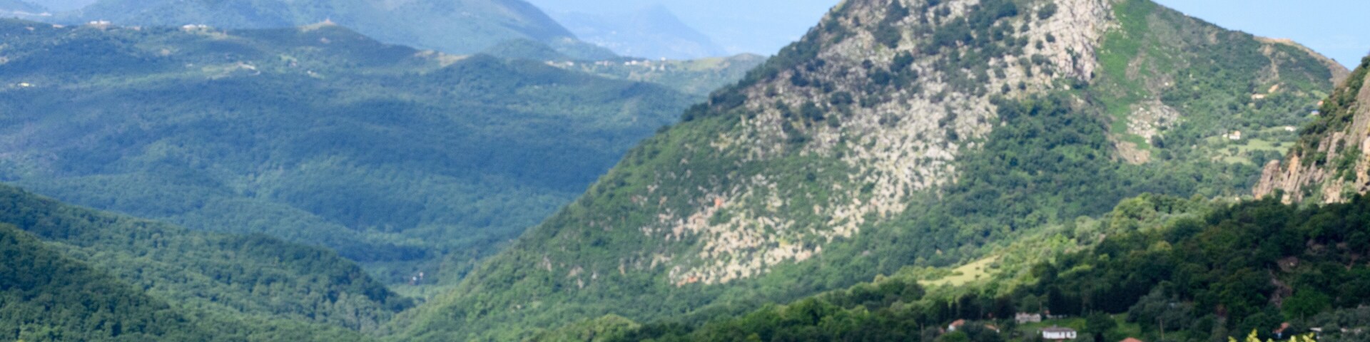Scenic view from Taza national park in jijel, Algeria