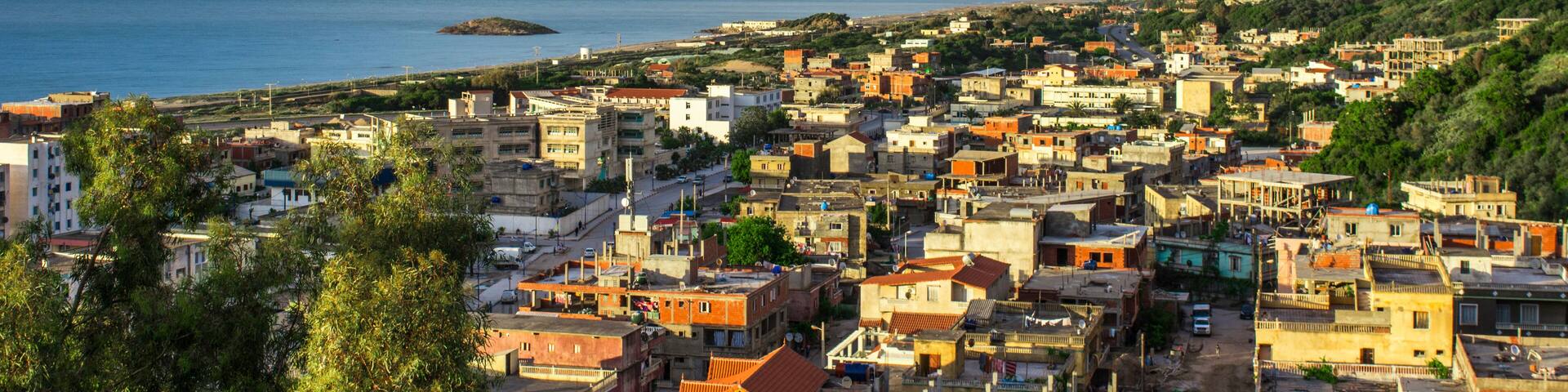 algeria, village, mediterranean sea, africa, north africa, algiers, aerial africa, algeria village, algerian, african village, algeria tourism, aerial, arab, road, arabic, jijel, morning, african.