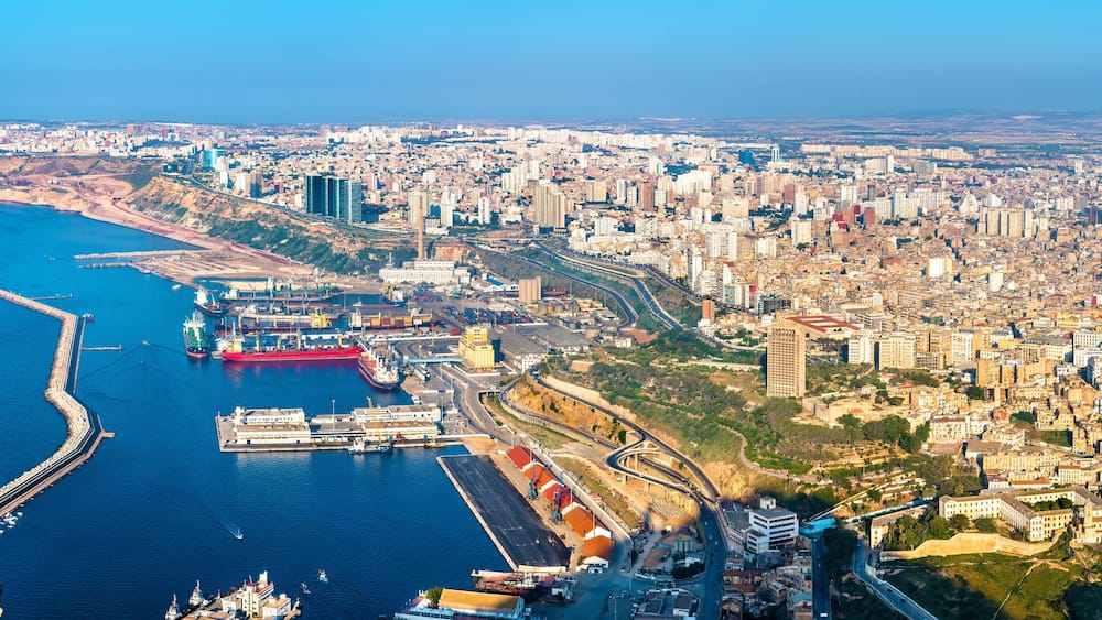 Skyline of Oran, a major Algerian city