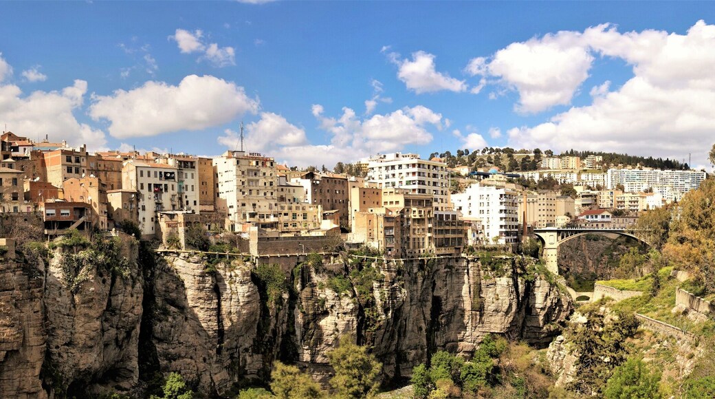View of Constantine city on the cliff, Algeria