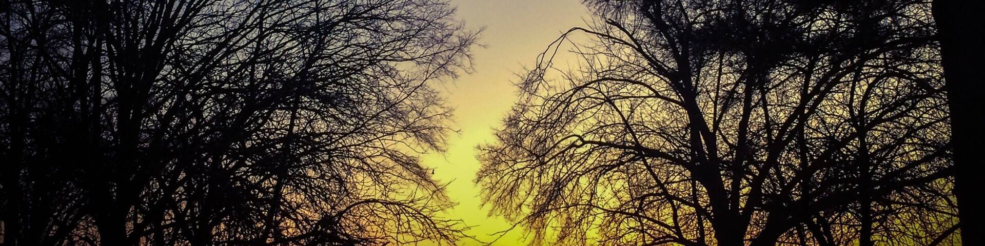 Peaceful sunset....if only it was as warm as it looks.