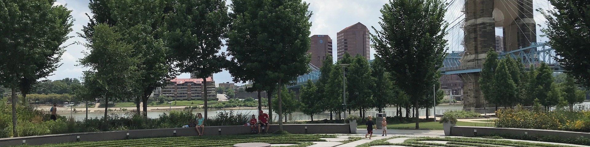 The Smale Riverfront Park is a great place to entertain your children, relax in a peaceful garden, or enjoy a picnic by the river. A labyrinth maze, various water play areas, a foot piano, a playground, and swings = endless fun!