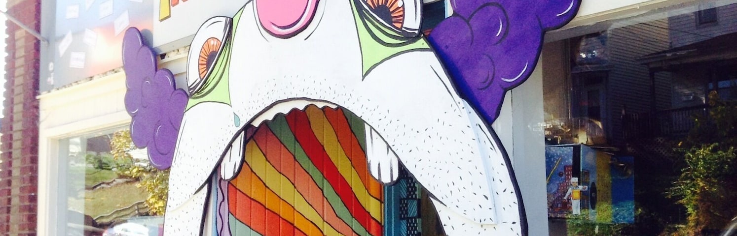 Thetis spot is a wonderful art gallery that is pretty kid friendly. There are plenty of cool things to look at( not touch:)) This spot is neighbors with Nvision and The Comet.