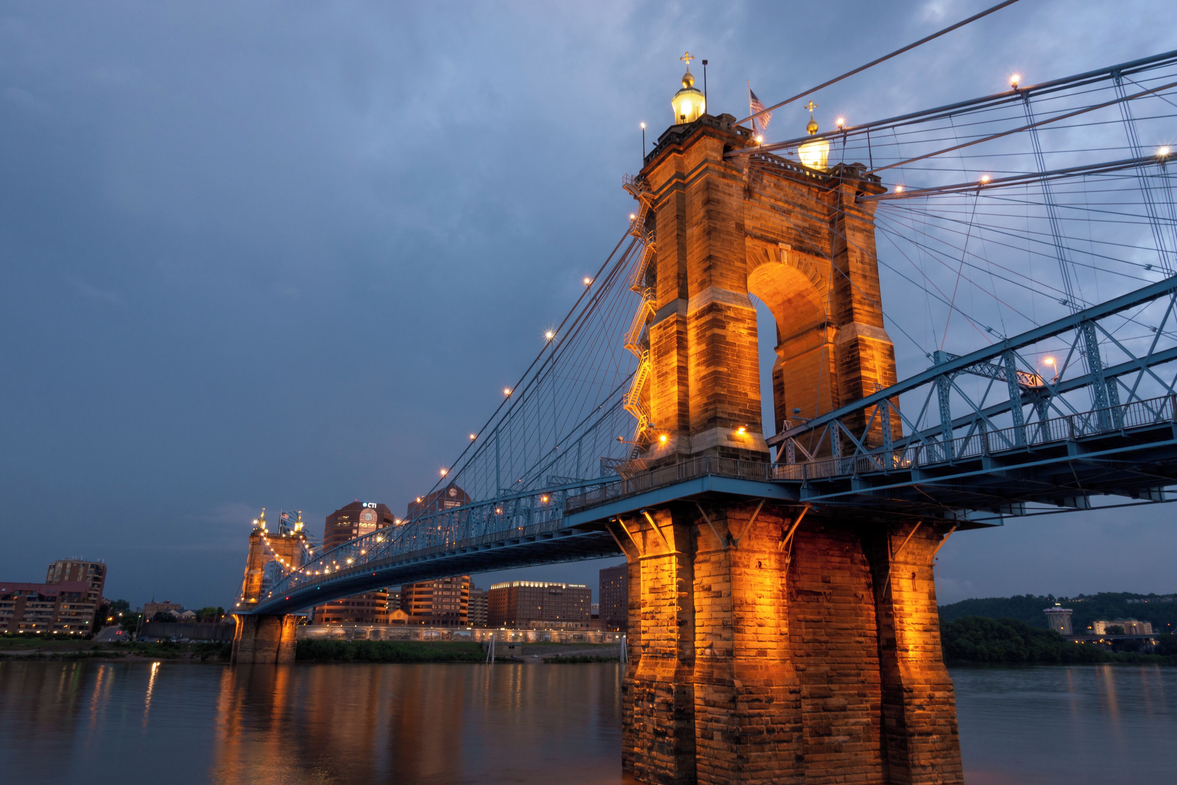 John A. Roebling Suspension Bridge
I took this picture from the walking paths along the water. 