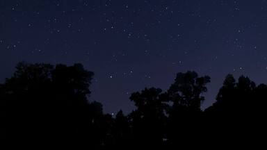 Night sky over North Carolina