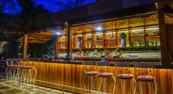 The most beautiful outdoor bar and dining experience 🍹🌺🌴🦋