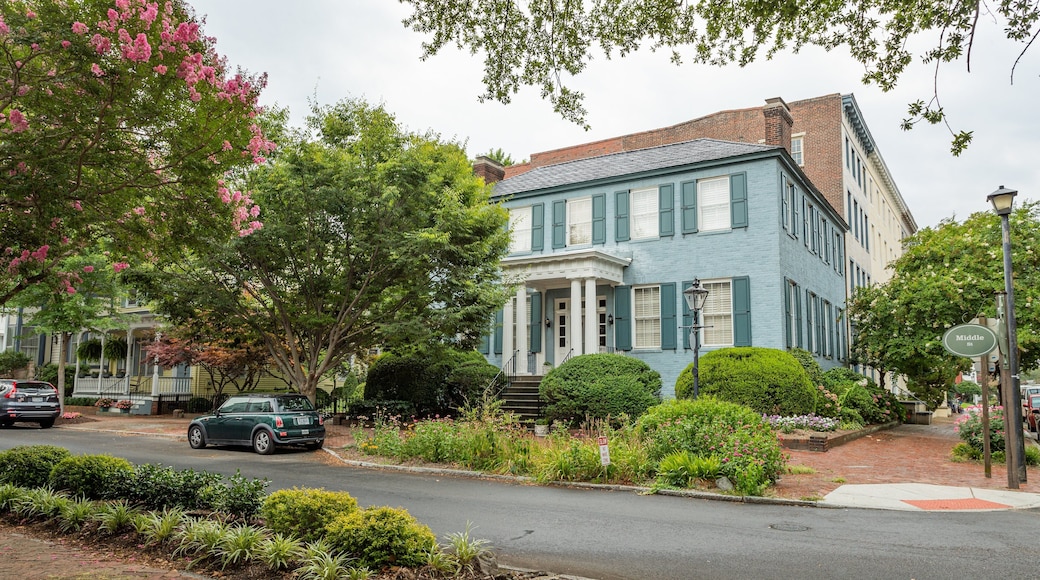 Portsmouth featuring a house and wildflowers