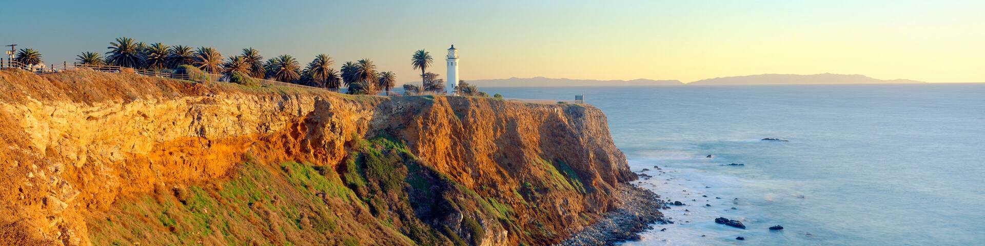 San Vicente Lighthouse at San Pedro Harbor, Los Angeles, California